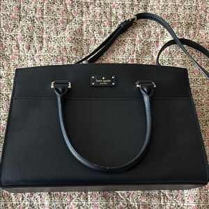 Kate Spade Black Satchel with Dual Handles